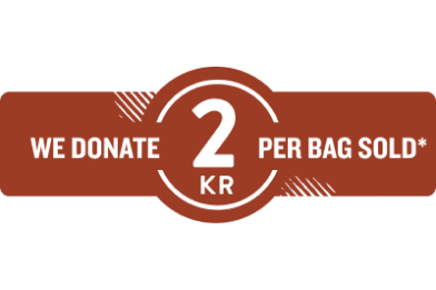 Gevalia donation per bag sold