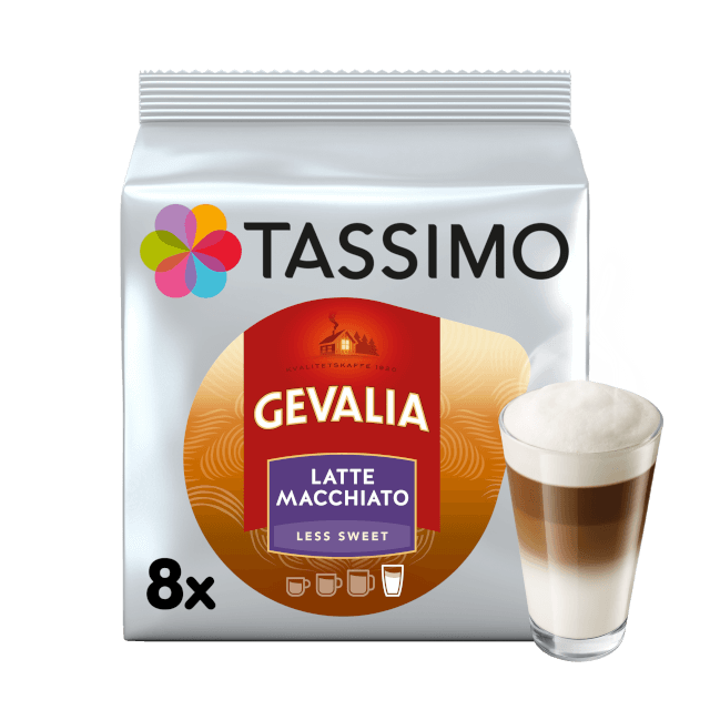 Gevalia Tassimo Latte Macchiato Less Sweetened